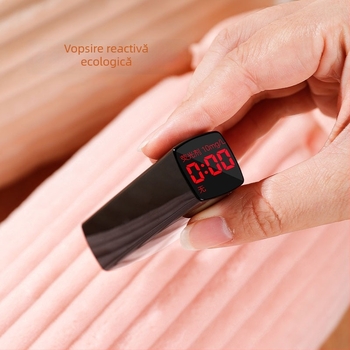 Șorț cu mâneci din flanel, rezistent la murdărie, model monocrom, stil modern minimalist