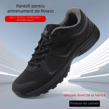 Pantofi de antrenament din nylon pentru bărbați – adulți, stil militar, pantofi outdoor pentru alergare și fitness