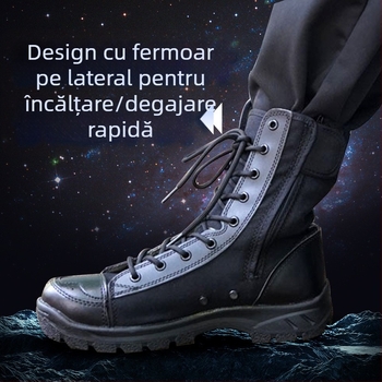 Ghete tactice de drumeție unisex pentru adulți, cu gleză înaltă, din material Oxford respirant, ușoare pentru drumeții și antrenamente în aer liber