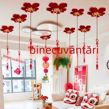 Ornament de tavan – 3D caracter Fu, Anul Calului, Festivalul Primăverii, Stil Chinezesc