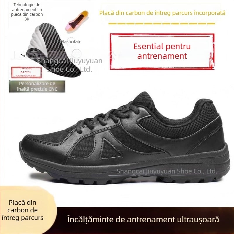 Pantofi de alergare cu țesătură din fibre super îngroșate, unisex pentru adulți, în stil militar pentru exterior