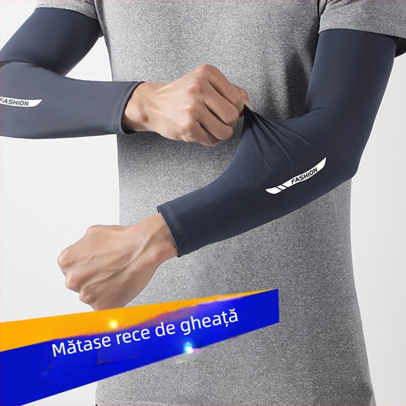 Mansetă Ice Silk UV pentru braț – Unisex, amestec nylon/poliester, protecție UV, pentru condus, pescuit, activități în aer liber și ciclism