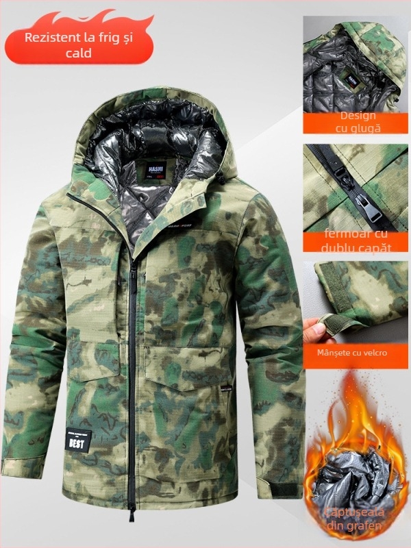 Jachetă de lucru, 100% poliester, menține căldura, iarnă, pentru fabrică