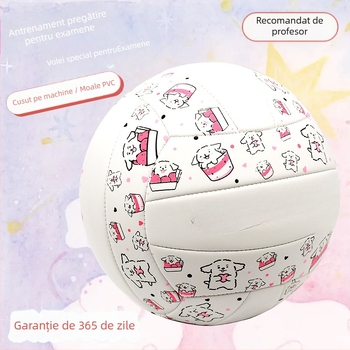 Minge de volei pentru antrenament de interior, din piele de vită, cu posibilități de personalizare; imprimarea siglei nu este disponibilă