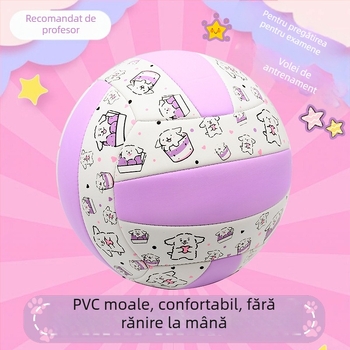 Minge de volei pentru antrenament de interior, din piele de vită, cu posibilități de personalizare; imprimarea siglei nu este disponibilă