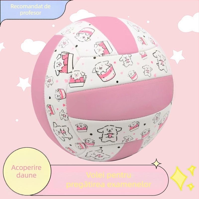 Minge de volei pentru antrenament de interior, din piele de vită, cu posibilități de personalizare; imprimarea siglei nu este disponibilă