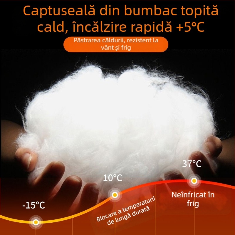 Palton de instruire pentru securitate, iarnă, căptușit gros (Țesătură exterioară: poliester; căptușeală: bumbac topit; Categorie: palton, îmbrăcăminte pentru bărbați; Sezon: iarna 2023)