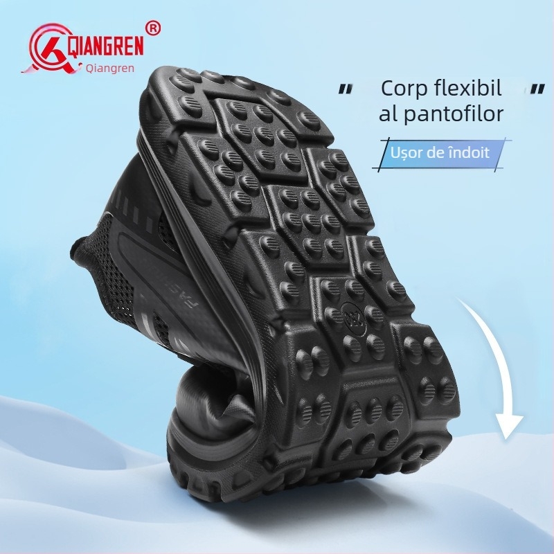 Pantofi de alergare pentru bărbați, partea superioară din plasă respirabilă, talpă PU, pentru vară