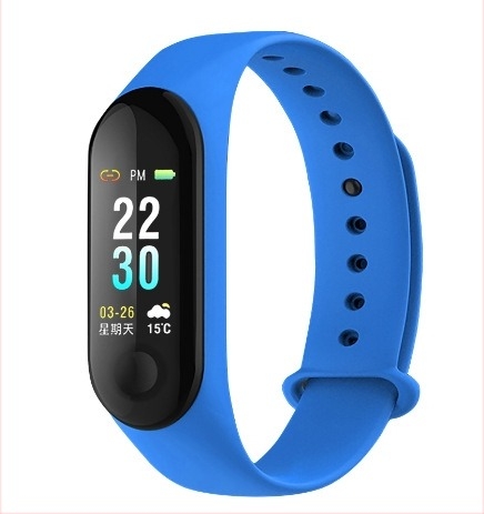 Brățară de fitness inteligentă cu monitorizare ritm cardiac, monitorizare a somnului, numărătoare de pași, măsurare a tensiunii, autonomie 7–14 zile