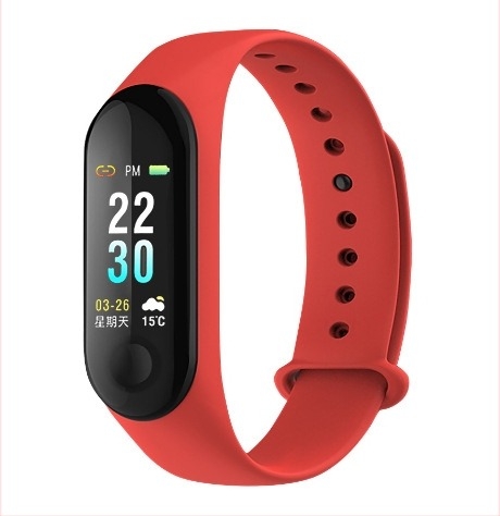 Brățară de fitness inteligentă cu monitorizare ritm cardiac, monitorizare a somnului, numărătoare de pași, măsurare a tensiunii, autonomie 7–14 zile