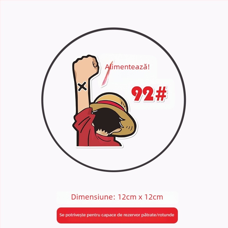 Știker pentru capacul de realimentare auto, scop general, cu material adeziv, model: Oil type tips, montaj prin lipire, Brand: Like the car source