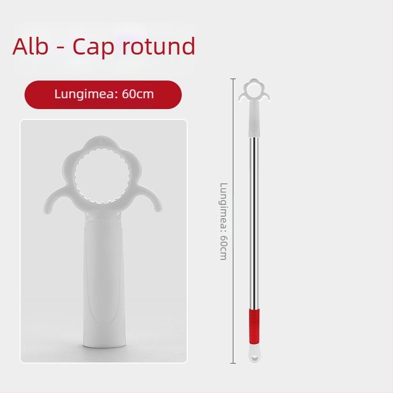 Deschizător de ferestre cu tijă de susținere pentru fereastra glisantă, oțel inoxidabil + ABS, finisaj periat, pentru uși și ferestre