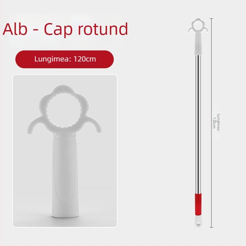 Deschizător de ferestre cu tijă de susținere pentru fereastra glisantă, oțel inoxidabil + ABS, finisaj periat, pentru uși și ferestre