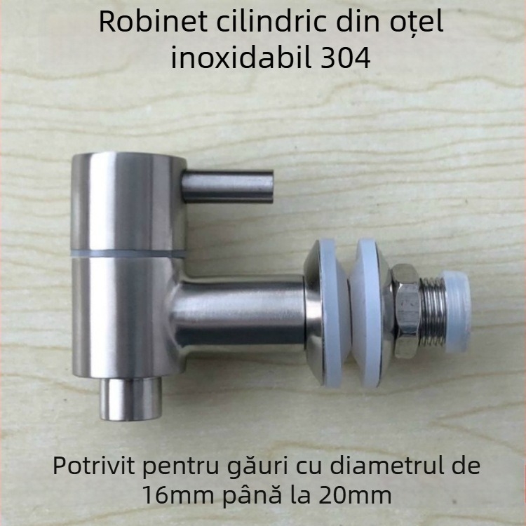 JT-61 robinet pentru vin din oțel inoxidabil 304, robinet cu bilă cu nucleu ceramic, 1–100°C, 5–10 MPa