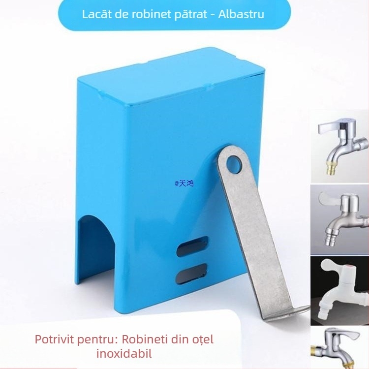 Cutie de blocare pentru robinet exterior – CE certificat, din fier, modelul 001, deschidere spirală, disc ceramic al valvei