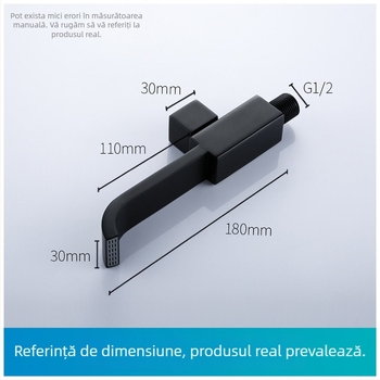 Anchensen ANC-D13301 Robinet montat pe perete pentru chiuveta de baie, din cupru