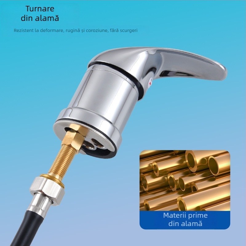 Robinet universal pentru masă de spălat păr cu amestec apă caldă/rece – accesorii pentru salon de coafură