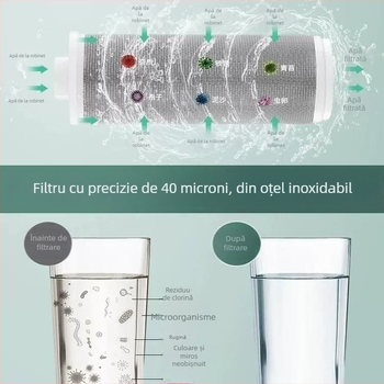 Filtru de intrare pentru mașina de spălat, corp din cupru, finisaj cromat, supapă cu disc ceramic, CE certificat