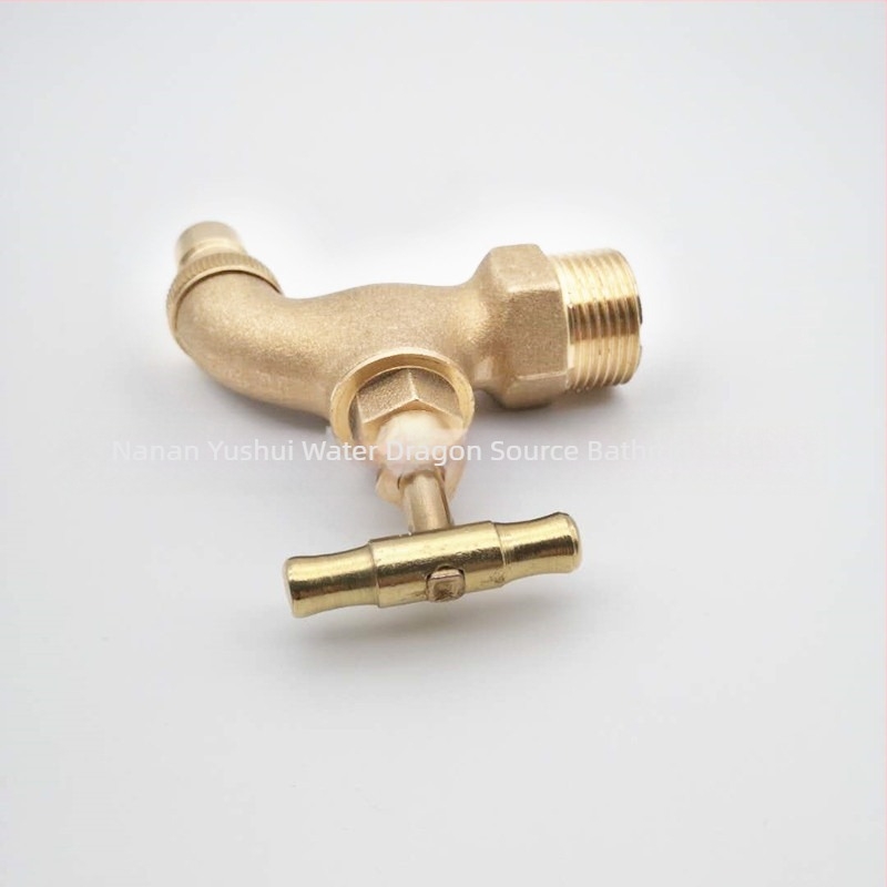 Robinet magnetizat pentru mașina de spălat, din cupru, montat pe perete, deschidere spirală, model T20-130