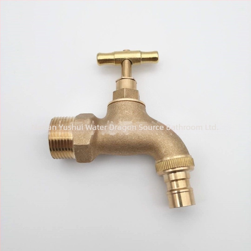 Robinet magnetizat pentru mașina de spălat, din cupru, montat pe perete, deschidere spirală, model T20-130