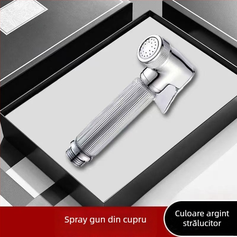 Duș portabil cu pistol de spray, cap de duș manual, din aliaj de zinc, presurizat, reglare presiune, accesorii pentru baie, Jomnw