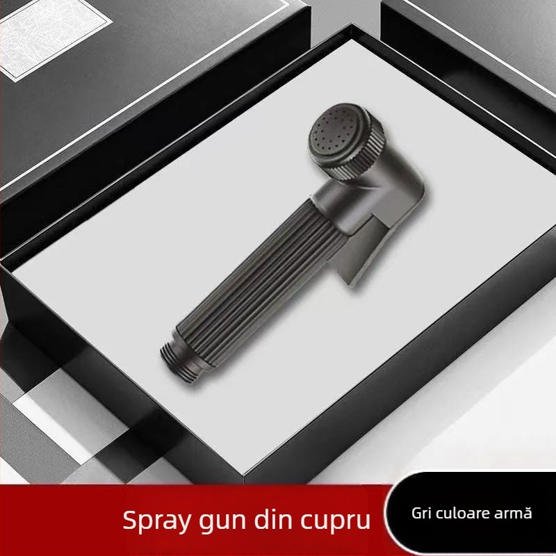 Duș portabil cu pistol de spray, cap de duș manual, din aliaj de zinc, presurizat, reglare presiune, accesorii pentru baie, Jomnw