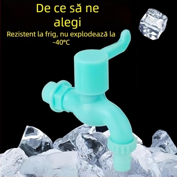 Robinet exterior din plastic antifrână, filet, model ST-8665, interval de temperatură -40°C până la -90°C, presiune nominală 0-1.6 MPa