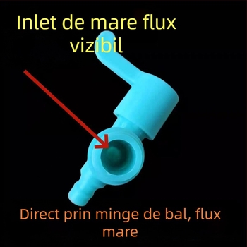 Robinet exterior din plastic antifrână, filet, model ST-8665, interval de temperatură -40°C până la -90°C, presiune nominală 0-1.6 MPa