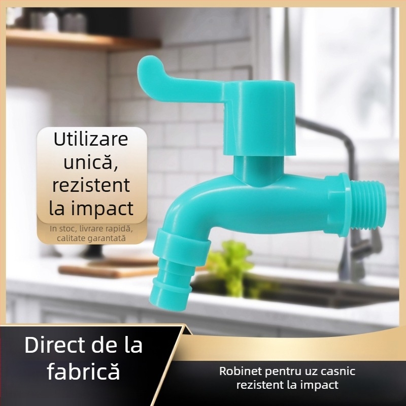 Robinet exterior din plastic antifrână, filet, model ST-8665, interval de temperatură -40°C până la -90°C, presiune nominală 0-1.6 MPa