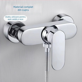 Valvă amestec pentru duș încastrată, din cupru, 0–90°C, 0,8 MPa, disc ceramic