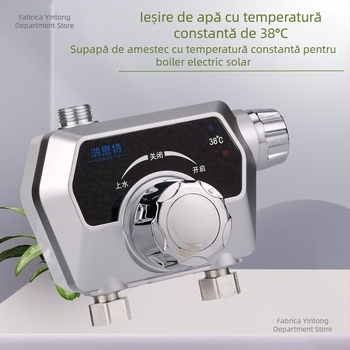 Valvă termostatică cu montare pe suprafață, amestec solar inteligent cu reglare automată a temperaturii pentru duș, robinet cald/rece, uz casnic