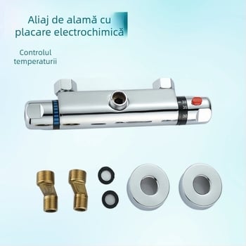 Robinet de duș amestec din cupru, modelul 888, interval 0–80°C, racord 25 mm