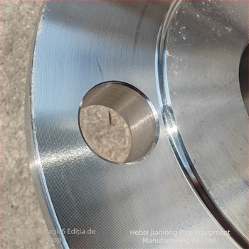 Flanșă din oțel inoxidabil, axială, cu gât; conectare prin sudură; rezistentă la coroziune și la presiune înaltă; clasa 1.