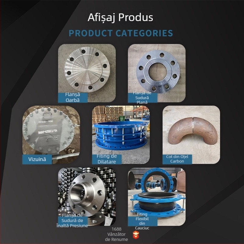 Fitinge PE pentru electrofuziune, inele de flanșă pentru țevi plastificate, oțel carbon
