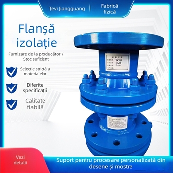 Flanșă izolată pentru conducte petrol și gaze, flanșă monolită din oțel inoxidabil, tip axial, conectare sudată, elasticitate bună