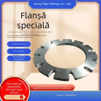 Flanșă specială din oțel carbon, forjată, tip orizontal, conectare prin sudură, rezistență la coroziune și la înaltă presiune, standard național, Tianqi