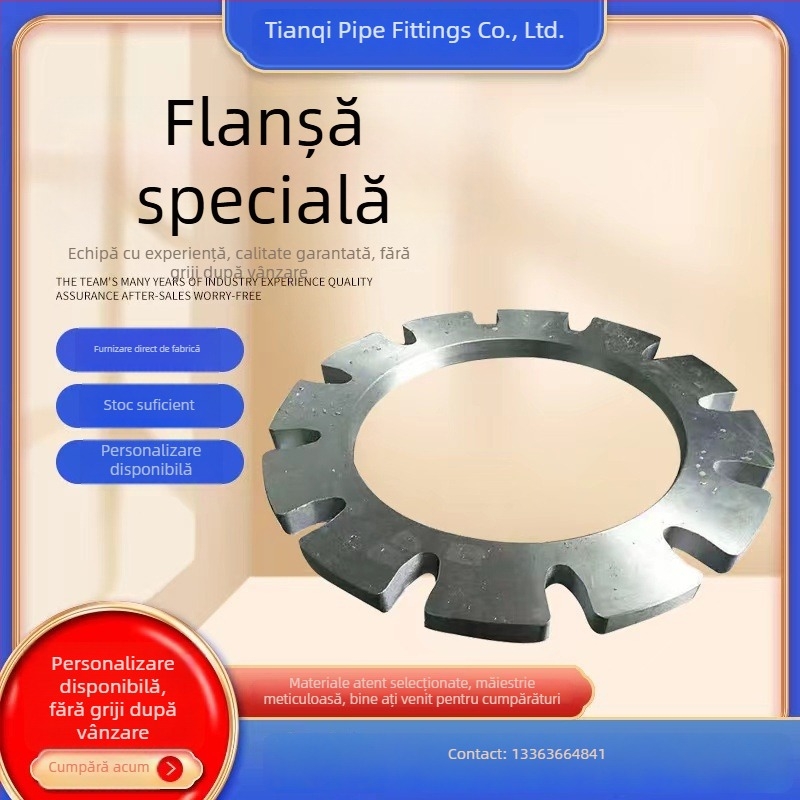 Flanșă specială din oțel carbon, forjată, tip orizontal, conectare prin sudură, rezistență la coroziune și la înaltă presiune, standard național, Tianqi