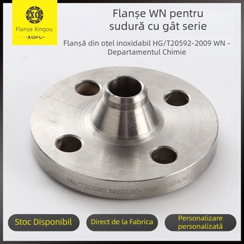 Flanșă pentru sudură cu gât din oțel inoxidabil 304/316L, înaltă presiune, conectare prin sudură, rezistență la coroziune