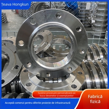 Flanșă de sudură plată din oțel inoxidabil 304, tip axial, conexiune prin șurub, Ø100