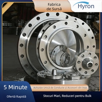 Flanșă din oțel inoxidabil, tip lateral, conectare prin sudură, calitate de primă clasă, rezistență la coroziune și la presiune înaltă.
