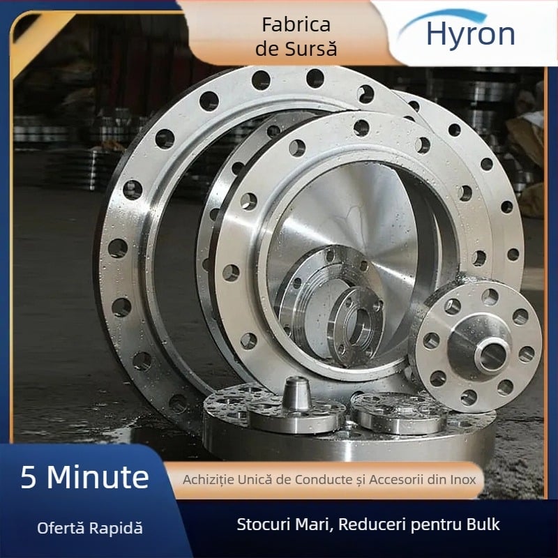 Flanșă din oțel inoxidabil, tip lateral, conectare prin sudură, calitate de primă clasă, rezistență la coroziune și la presiune înaltă.