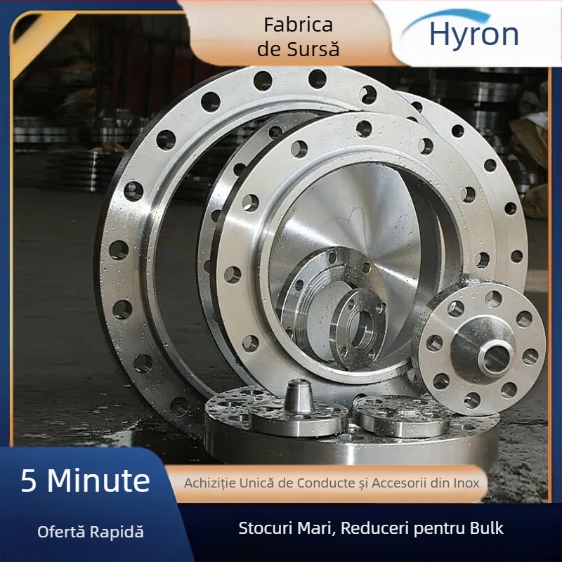 Flanșă din oțel inoxidabil, tip lateral, conectare prin sudură, calitate de primă clasă, rezistență la coroziune și la presiune înaltă.