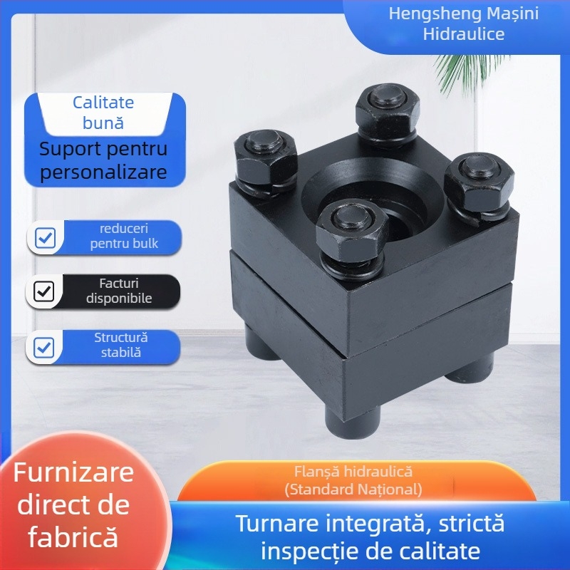 Flanșă pătrată din oțel inoxidabil, tip lateral, conectare prin sudură, rezistentă la presiune înaltă