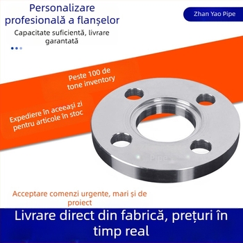 Flanșă din oțel de carbon forjat, tip axial, conexiune prin șuruburi, grad Excellent, conform standardelor naționale