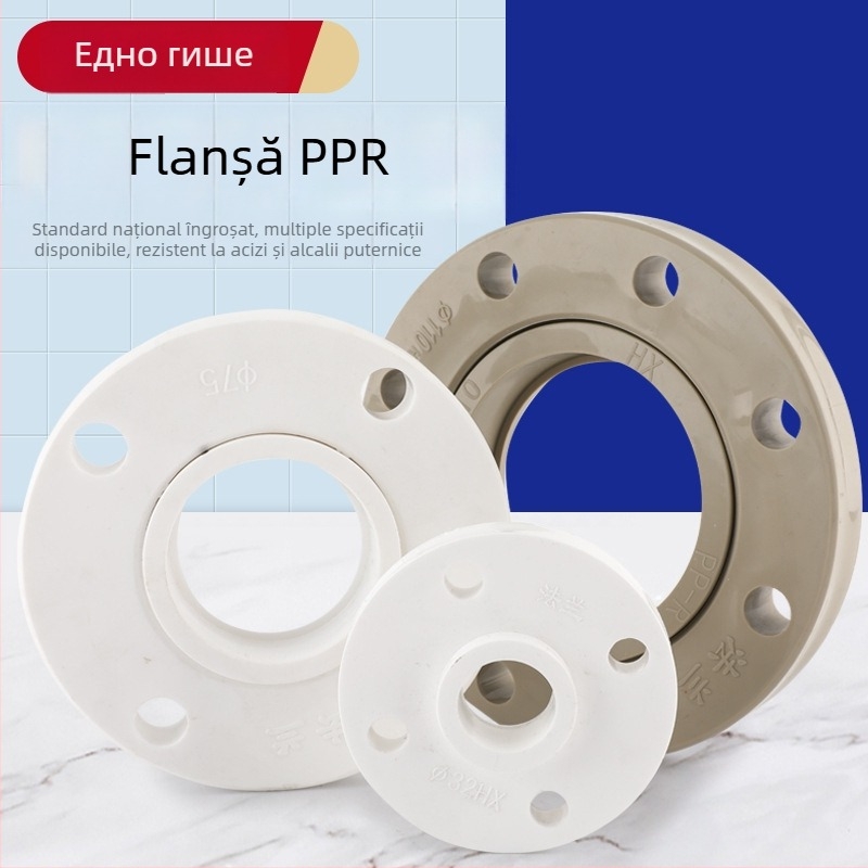Flanșă PPR – divizată, din plastic integral, priză prin topire, flanșă integrată