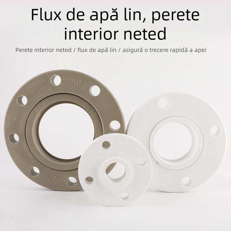 Flanșă PPR – divizată, din plastic integral, priză prin topire, flanșă integrată