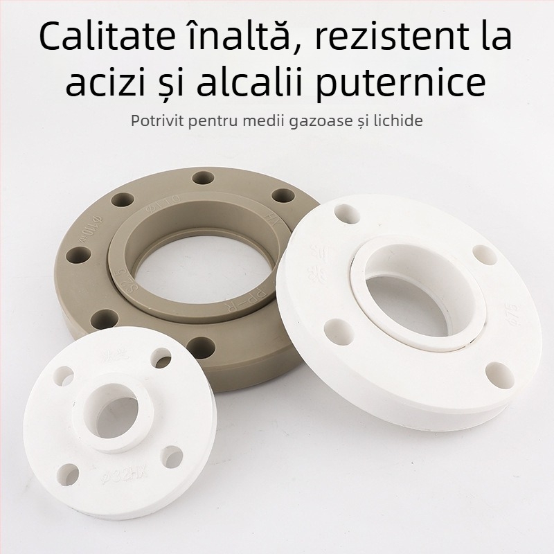 Flanșă PPR – divizată, din plastic integral, priză prin topire, flanșă integrată