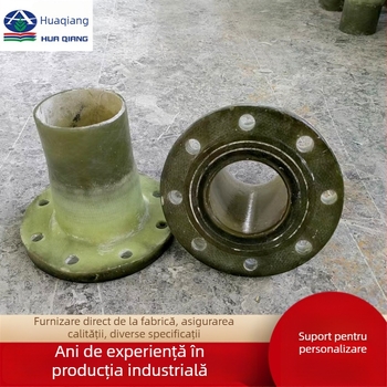 Fitings FRP cu flanșă din fibră de sticlă - diametru variabil al flanșei - îmbinare scurtă - proces de lay-up manual