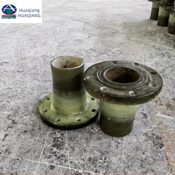 Fitings FRP cu flanșă din fibră de sticlă - diametru variabil al flanșei - îmbinare scurtă - proces de lay-up manual