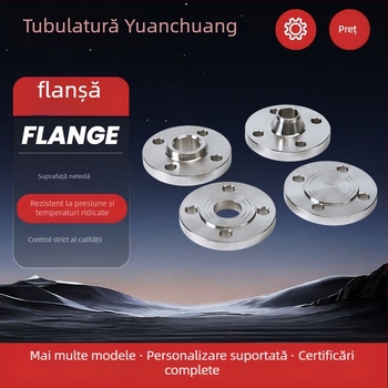 Flanșă din oțel inoxidabil, flanșă sudată turnată cu gât (Material: oțel inoxidabil; Grad: 304/316; Conexiune: sudare; Rezistent la coroziune; Standard național)